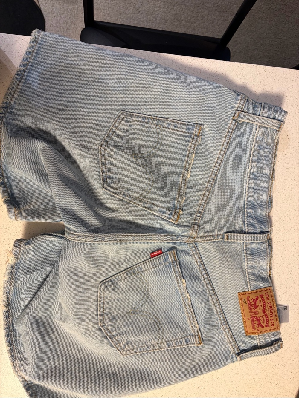 Levi's Light Blue Men’s Relaxed Denim Shorts